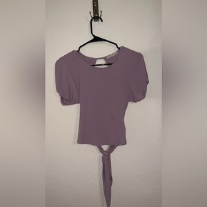 Medium Purple Active USA Blouse